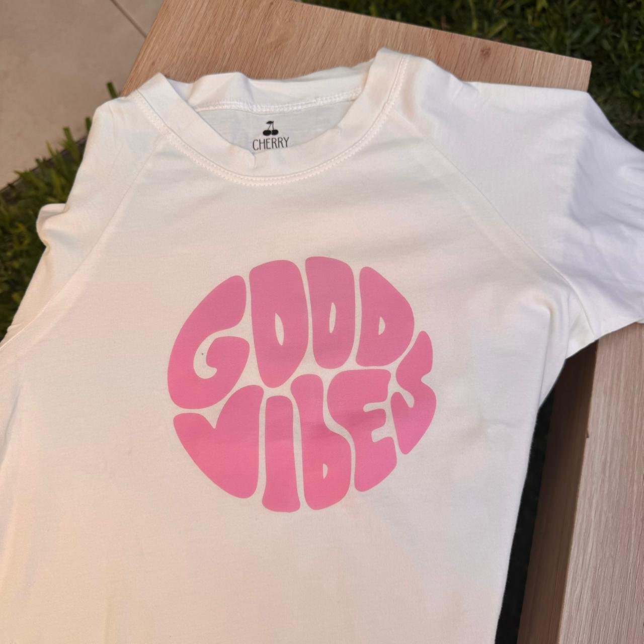 🩷 Remera Good Vibes Pink🩷